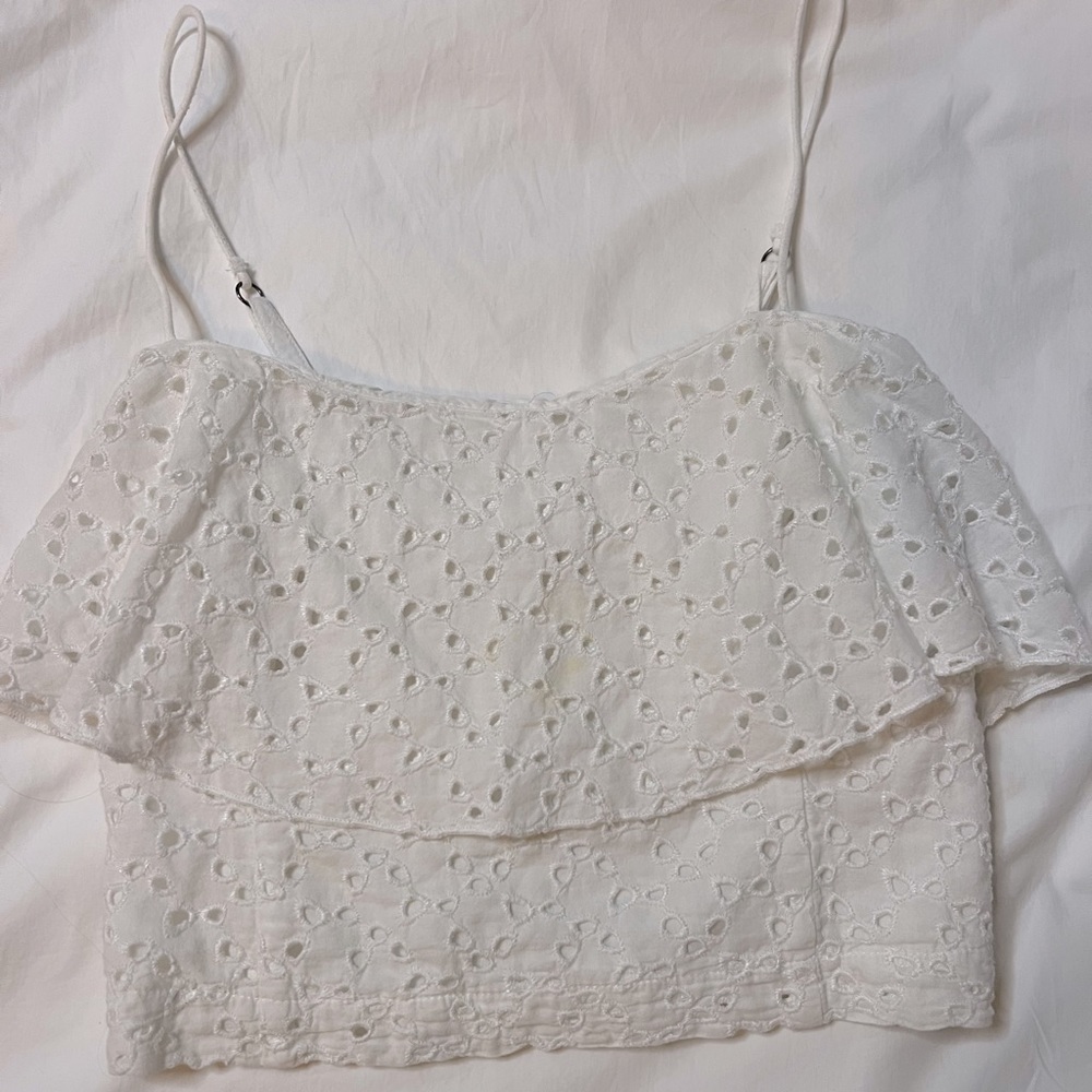 Hollister Eyelet Tube Top